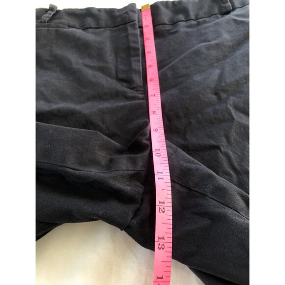 Talbots Petite Black Shorts Women 14P Pockets Cotton Capsule Wardrobe Minimalist - Picture 8 of 9